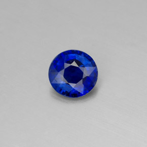 Cianite Blu naturale da 0.44 ct, Taglio rotondo, VS-SI