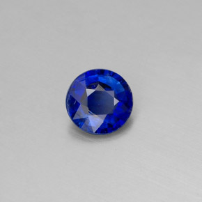 Cianite Blu naturale da 0.44 ct, Taglio rotondo, VS-SI