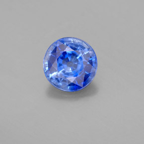 Cianite Blu naturale da 1.44 ct, Taglio rotondo, SI