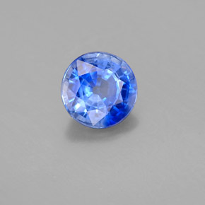 Cianite Blu naturale da 1.44 ct, Taglio rotondo, SI