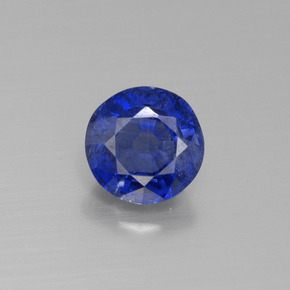 Cianite Blu naturale da 1.23 ct, Taglio rotondo, VS-SI
