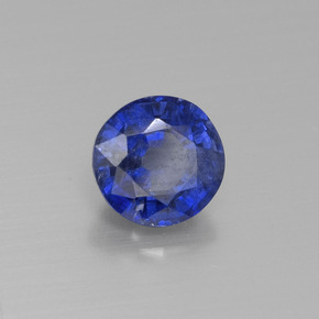 Cianite Blu naturale da 1.23 ct, Taglio rotondo, VS-SI
