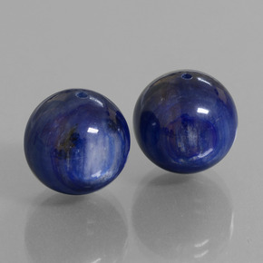 Cianite naturale blu da  ct, sfera / palla, opaco