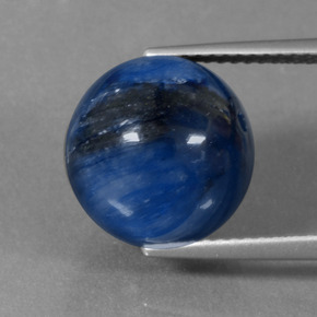 Cianite Blu naturale da 15.55 ct, Sfera, Opaco
