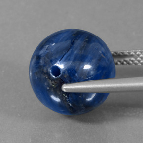 Cianite Blu naturale da 15.55 ct, Sfera, Opaco