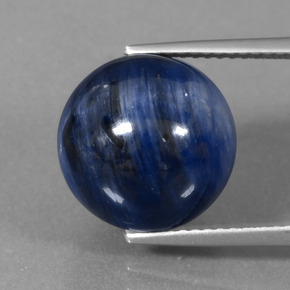 Cianite Blu naturale da 17.26 ct, Sfera, Opaco