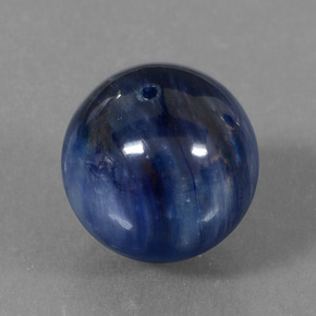Cianite Blu naturale da 17.26 ct, Sfera, Opaco