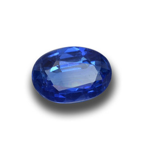 Cianite naturale blu da 1,19 ct, taglio ovale, VS-SI