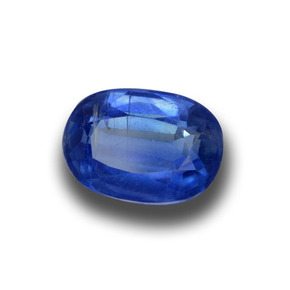Cianite naturale blu da 1,53 ct, taglio ovale, VS-SI
