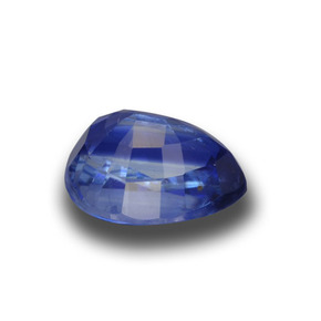 Cianite naturale blu da 2,76 ct, taglio a pera, VS-SI