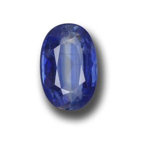 Cianite naturale blu da 2,01 ct, taglio ovale, VS-SI