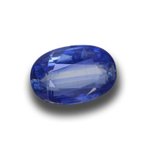 Cianite naturale blu da 2,01 ct, taglio ovale, VS-SI