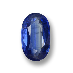 Cianite naturale blu da 1,61 ct, taglio ovale, VS-SI