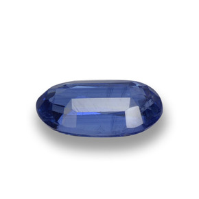 Cianite naturale blu da 1,61 ct, taglio ovale, VS-SI