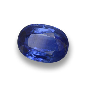 Cianite naturale blu da 0,92 ct, taglio ovale, VS-SI