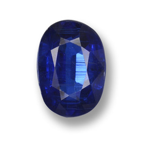 Cianite naturale blu da 0,99 ct, taglio ovale, VS-SI