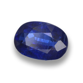 Cianite naturale blu da 0,99 ct, taglio ovale, VS-SI