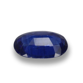 Cianite naturale blu da 0,99 ct, taglio ovale, VS-SI