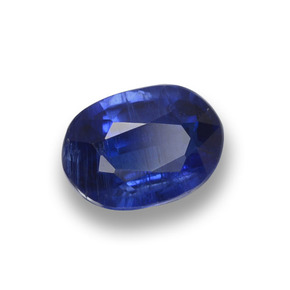Cianite naturale blu da 0,79 ct, taglio ovale, VS-SI