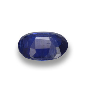 Cianite naturale blu da 0,79 ct, taglio ovale, VS-SI