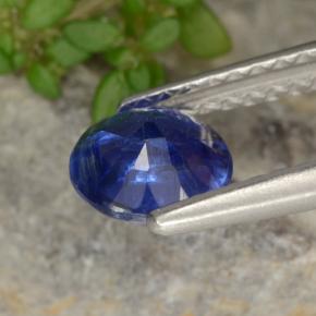 Cianite naturale blu da 0,82 ct, taglio rotondo, VS-SI