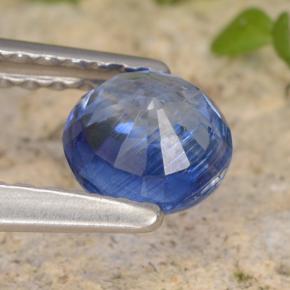 Cianite Blu naturale da 0.71 ct, Taglio rotondo, VS-SI