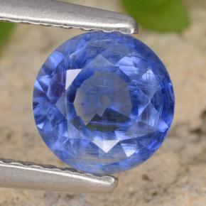 Cianite naturale blu da 0,93 ct, taglio rotondo, VS-SI
