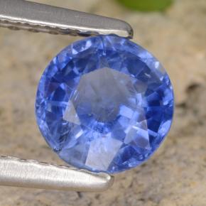 Cianite naturale blu da 0,98 ct, taglio rotondo, VS-SI