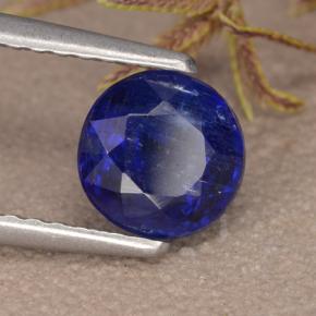 Cianite naturale blu da 1,02 ct, taglio rotondo, VS-SI