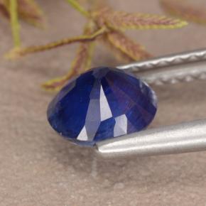 Cianite naturale blu da 1,02 ct, taglio rotondo, VS-SI