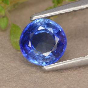 Cianite naturale blu da 0,81 ct, taglio rotondo, VS-SI