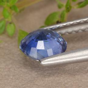 Cianite naturale blu da 0,81 ct, taglio rotondo, VS-SI