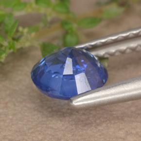 Cianite naturale blu da 0,91 ct, taglio rotondo, VS-SI