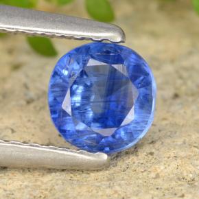 Cianite Blu naturale da 0.74 ct, Taglio rotondo, VS-SI