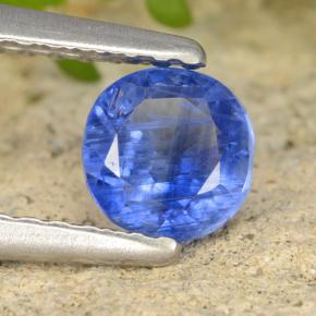 Cianite Blu naturale da 0.74 ct, Taglio rotondo, VS-SI