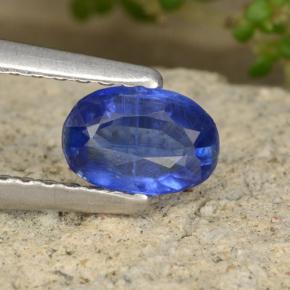 Cianite naturale blu da 0,57 ct, taglio ovale, VS-SI