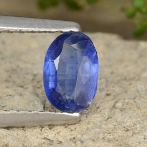 Cianite naturale blu da 0,57 ct, taglio ovale, VS-SI