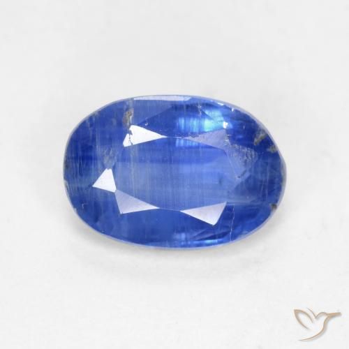 0.99ct Naturale Blu fiordaliso Cianite, Ovale, SI