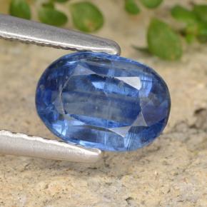 Cianite naturale blu da 1,06 ct, taglio ovale, SI
