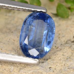 Cianite naturale blu da 1,06 ct, taglio ovale, SI