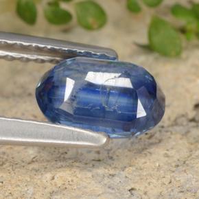 Cianite naturale blu da 1,06 ct, taglio ovale, SI