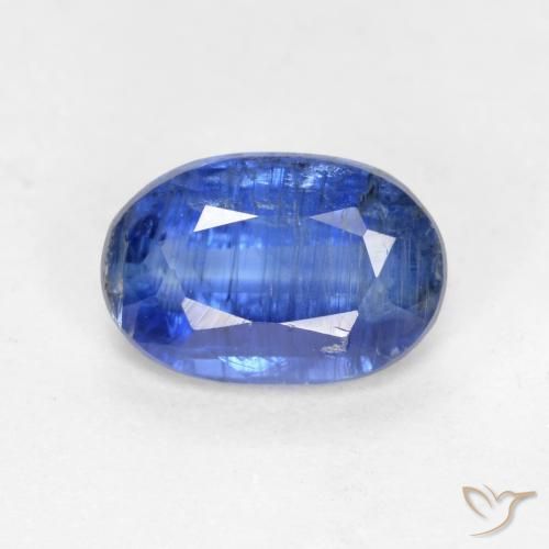 0.95ct Naturale Blu fiordaliso Cianite, Ovale, SI