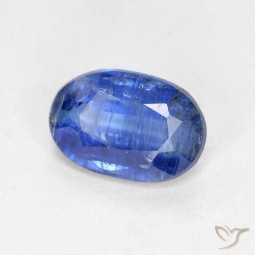 Cianite Blu fiordaliso naturale da 0.95 ct, Ovale, SI