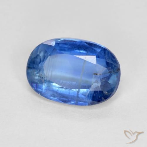Cianite Blu navy naturale da 1.02 ct, Ovale, SI