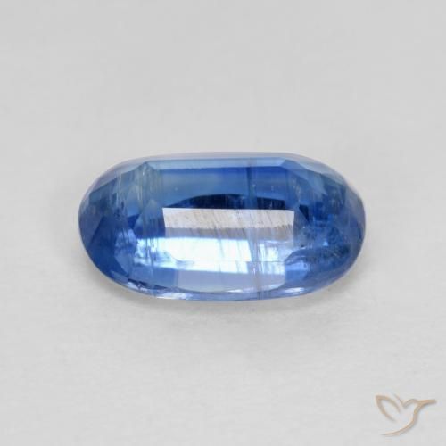 Cianite Blu navy naturale da 1.02 ct, Ovale, SI