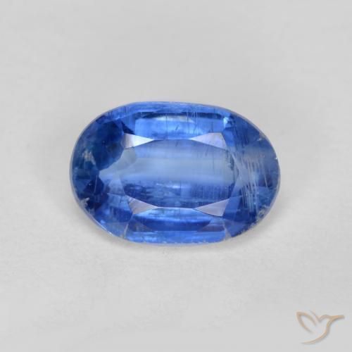 Cianite Blu scuro naturale da 1.07 ct, Ovale, SI