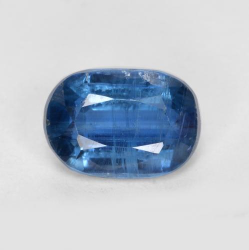 Cianite naturale blu da 1,18 ct, taglio ovale, SI