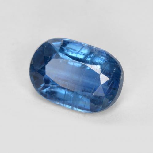 Cianite naturale blu da 1,18 ct, taglio ovale, SI