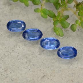 Cianite naturale blu da 1,50 ct, taglio ovale, SI