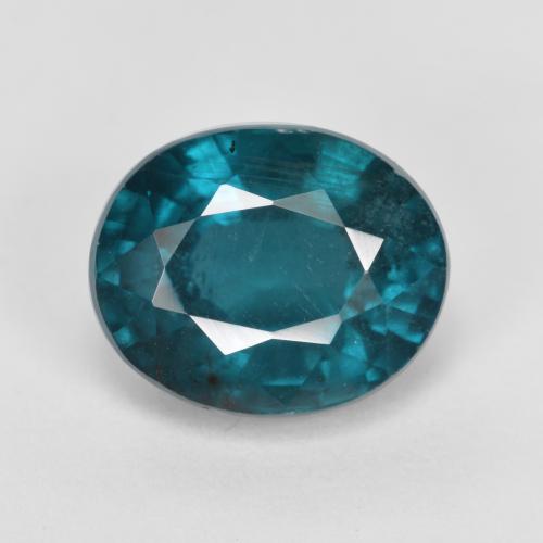 Cianite naturale turchese da 4,17 ct, taglio ovale, VS